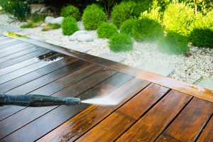 Deck and fence wash. Pressure washing service Raleigh area