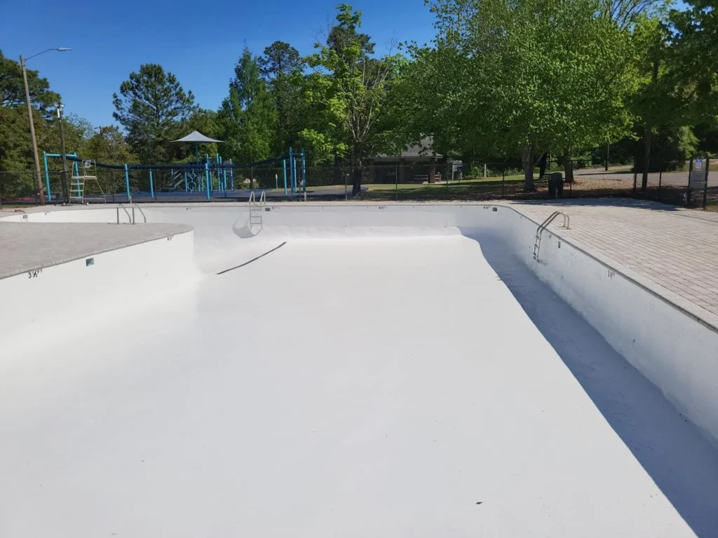 City pool hydroblasting After