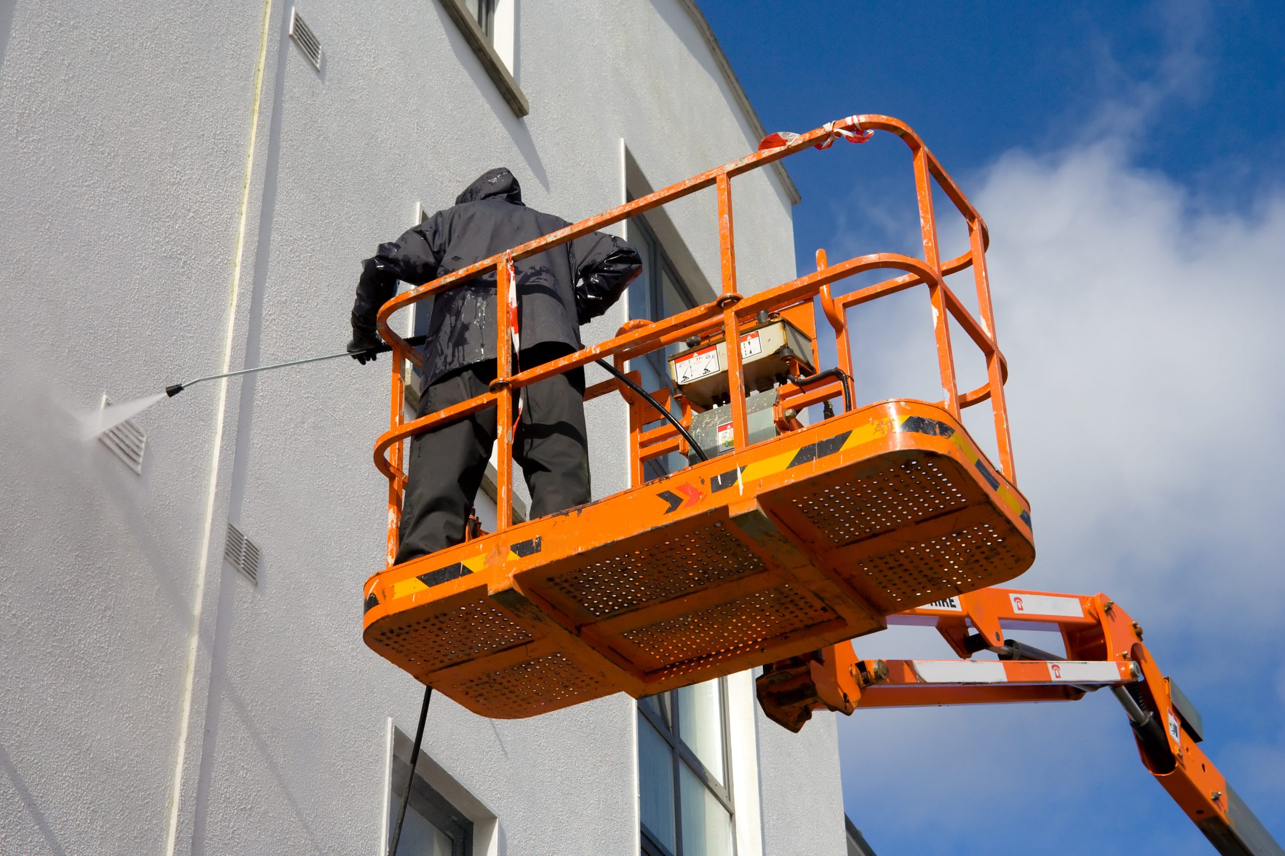 building pressure washing