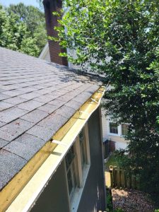 gutter cleanout after